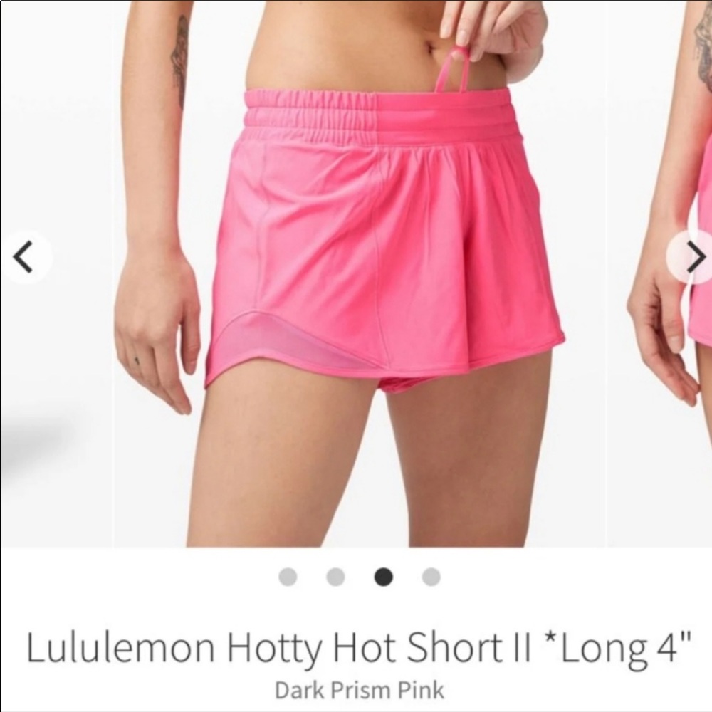 NWT LULULEMON Hotty Hot LR Shorts sz4